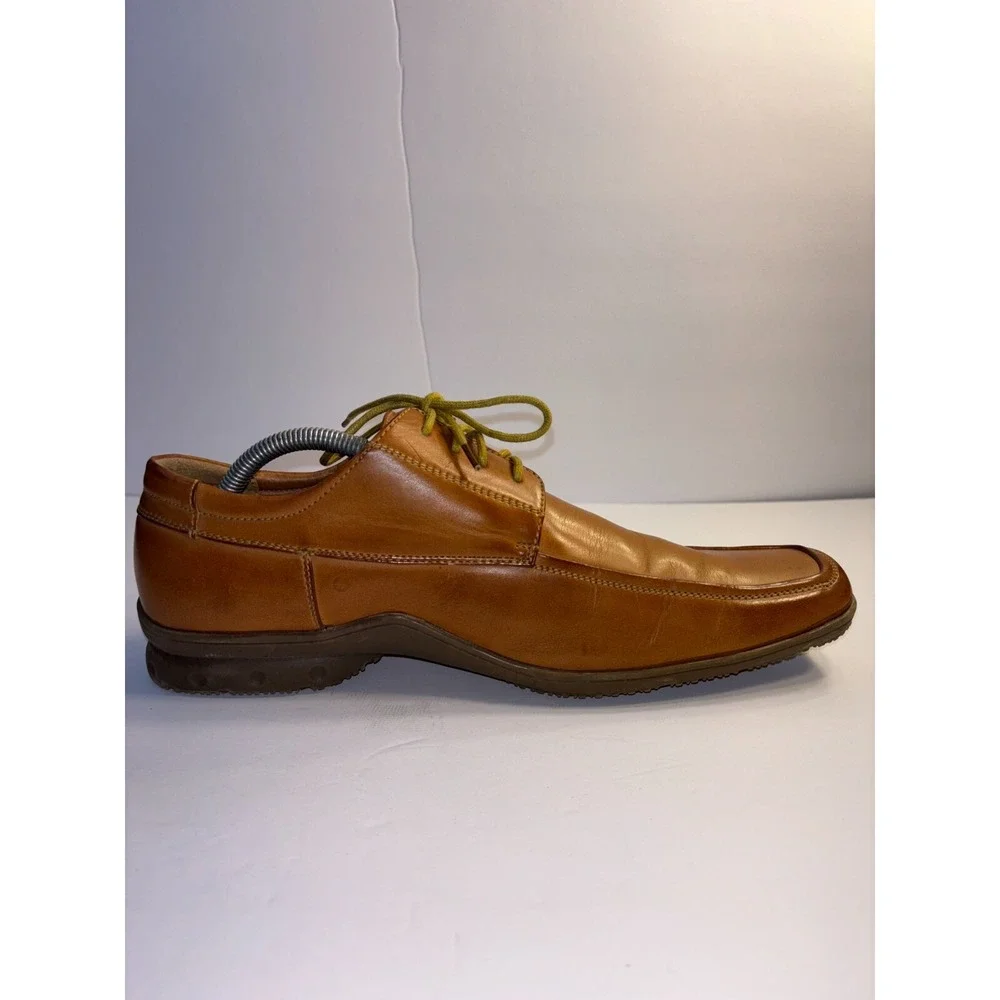 WINSTON Men's Oxford‎ Shoes Brown US 10 Upper Leather Classic Square Toe Formal